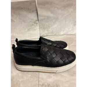 Jsldies NYC Men’s Woven SlipOn Platform Loafer Woven Black Size 8.5 Shoes
